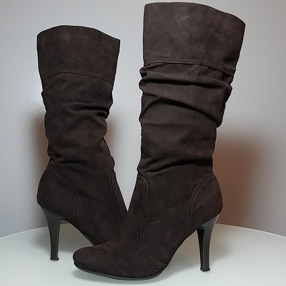 Judith Chocolate Brown Boots - Picture 1 of 8